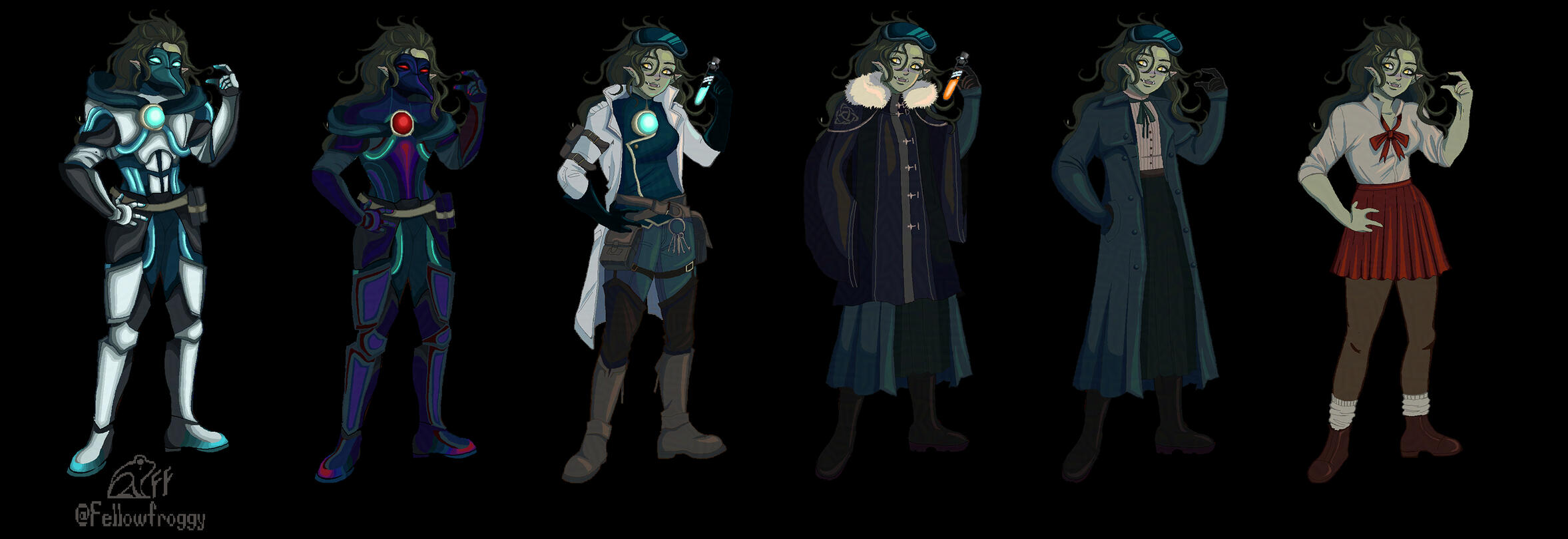 Armour designs and seasonal outfits